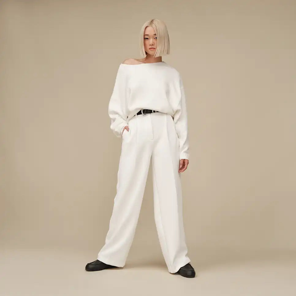 WOMEN'S UGG NOVALIE SLOUCHY PULLOVER | CREAM