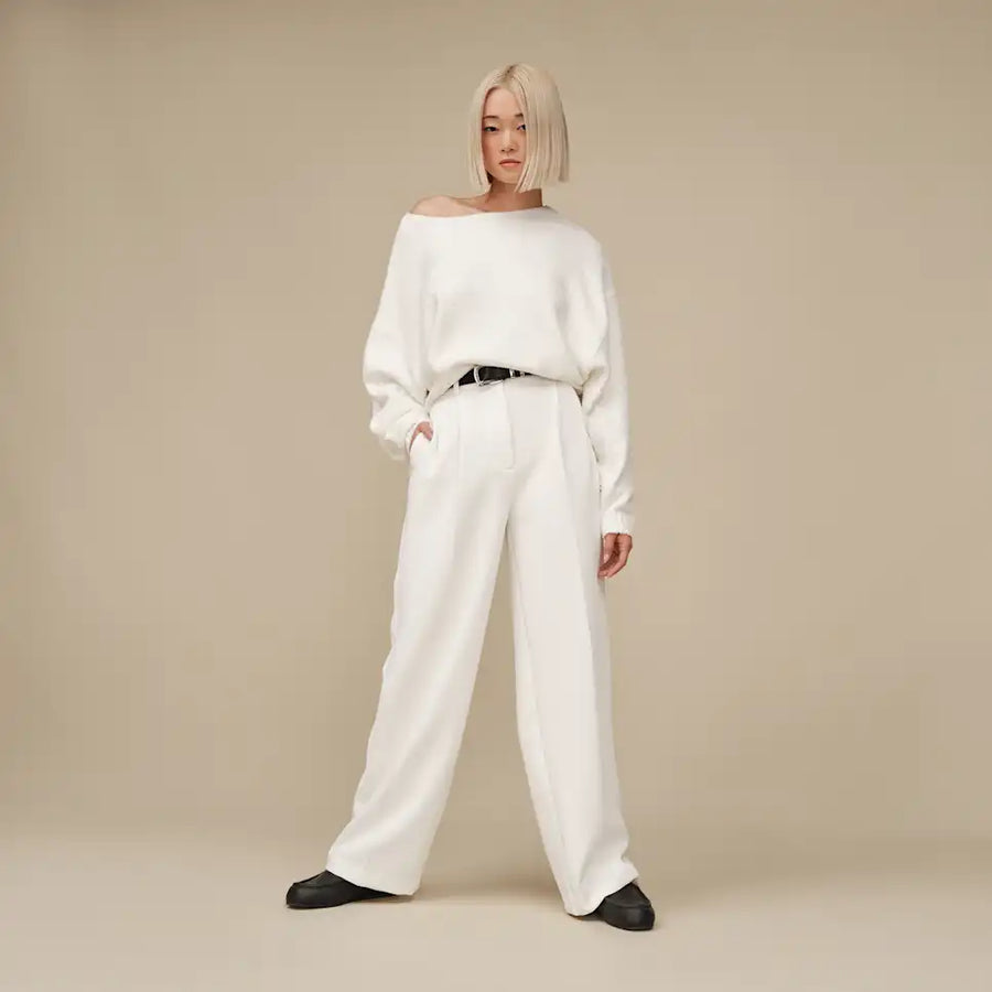 WOMEN'S UGG NOVALIE SLOUCHY PULLOVER | CREAM