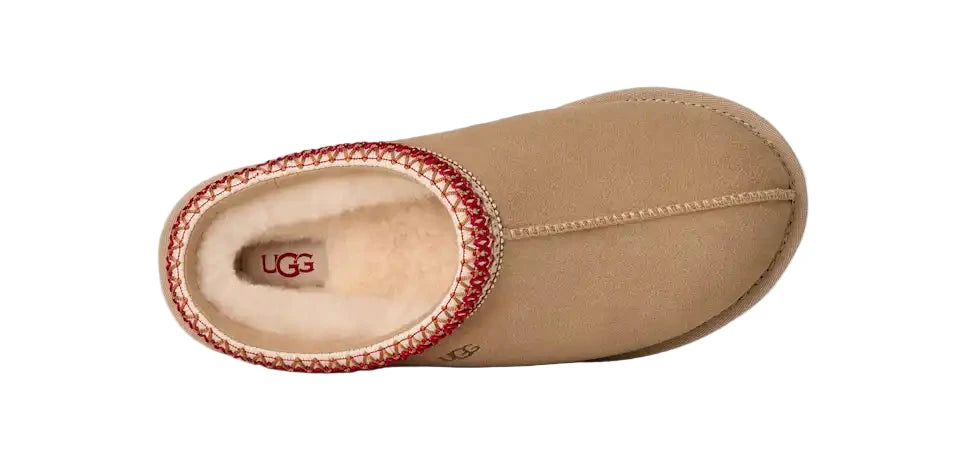 WOMEN'S UGG TASMAN II | SAND | DARK CHERRY