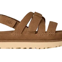 WOMEN'S UGG GOLDENSTAR GLEAM SANDAL | CHESTNUT