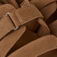 WOMEN'S UGG GOLDENSTAR GLEAM SANDAL | CHESTNUT