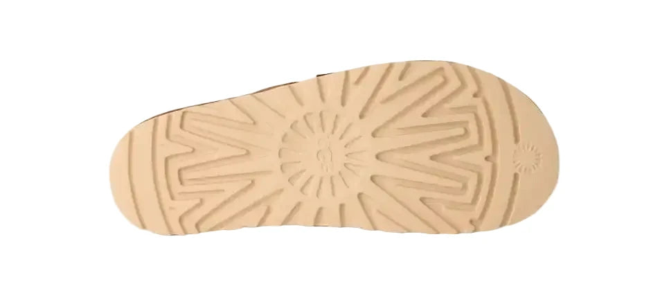 WOMEN'S UGG GOLDENSTAR GLEAM SANDAL | CHESTNUT