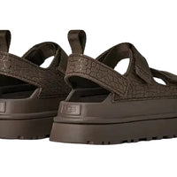 WOMEN'S UGG GOLDENGLOW EMBOSSED SANDAL | DENSE SMOKE