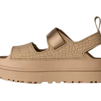 WOMEN'S UGG GOLDENGLOW EMBOSSED SANDAL | MUSTARD SEED