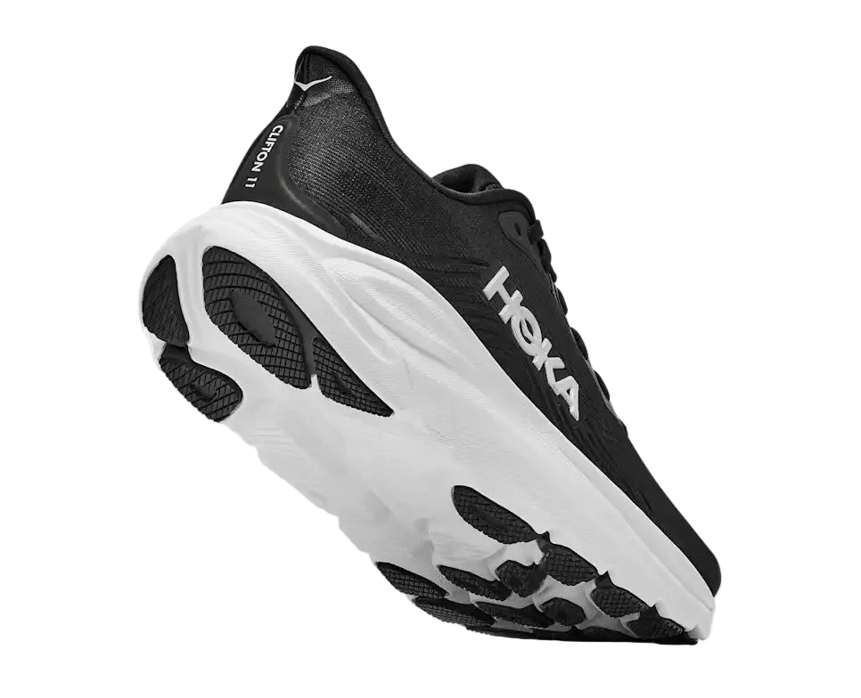 WOMEN'S HOKA CLIFTON 11 | BLACK | WHITE