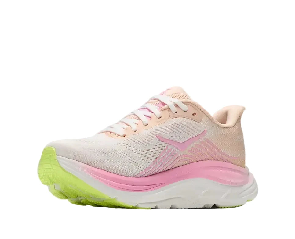 WOMEN'S HOKA CLIFTON 11 | TANGERINE GLOW | WHITE