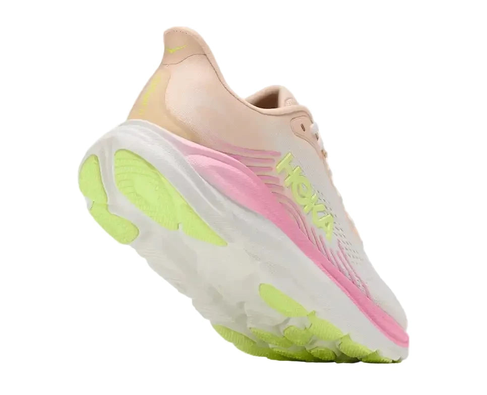 WOMEN'S HOKA CLIFTON 11 | TANGERINE GLOW | WHITE