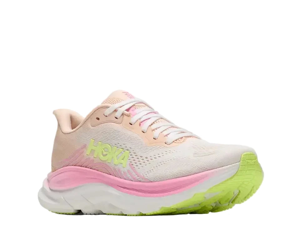 WOMEN'S HOKA CLIFTON 11 | TANGERINE GLOW | WHITE