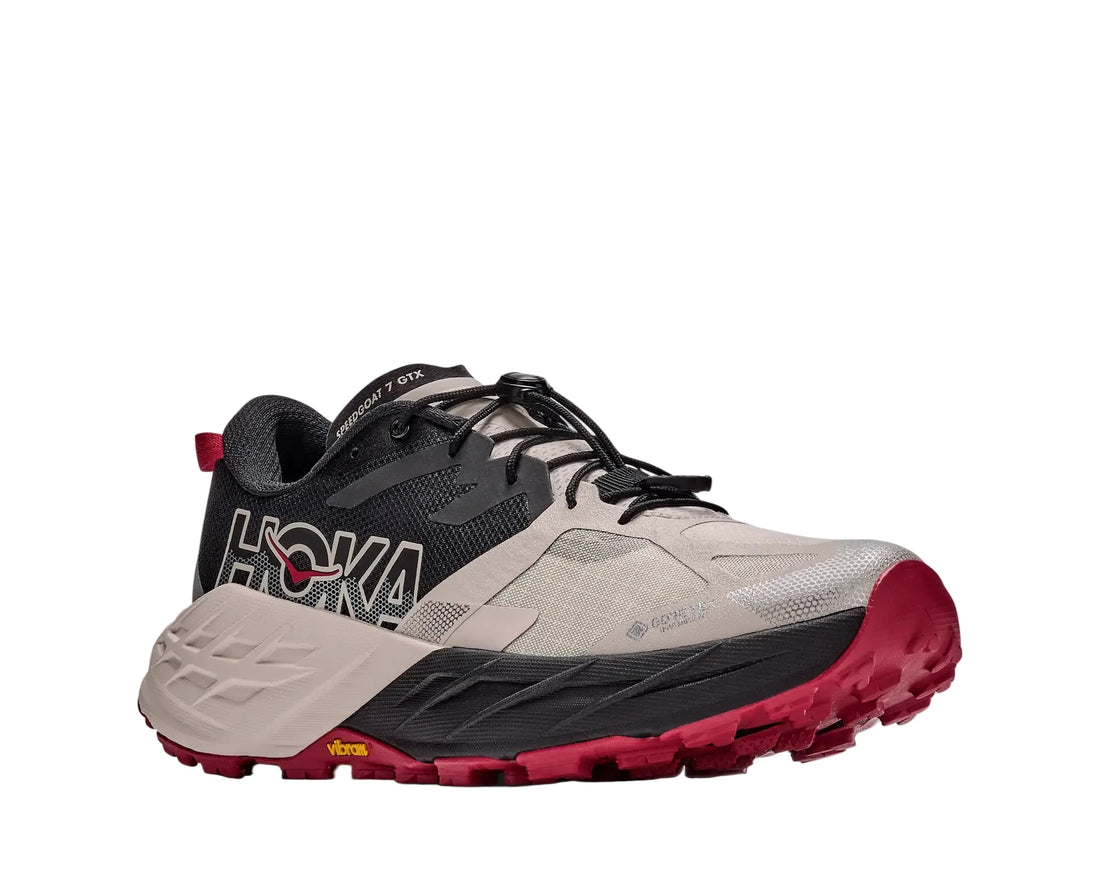 MEN'S HOKA SPEEDGOAT 7 GTX | BLACK | RIVER ROCK GREY