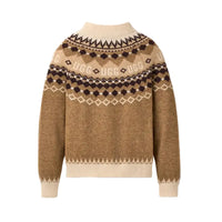 WOMEN'S UGG BRAYLEE UGGISLE SWEATER | COFFEE GROUNDS HEATHER