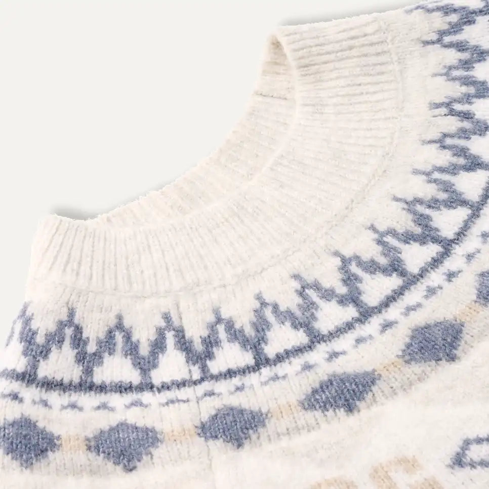 WOMEN'S UGG BRAYLEE UGSLIE SWEATER | GREY HEATHER MULTI