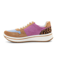 WOMEN'S ARA SAGE SNEAKER | SUEDE / LEOPARD / METALLIC