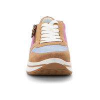 WOMEN'S ARA SAGE SNEAKER | SUEDE / LEOPARD / METALLIC