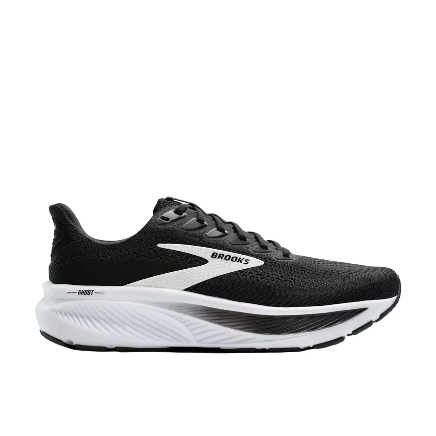 WOMEN'S BROOKS GHOST 17 | BLACK / GREY / WHITE