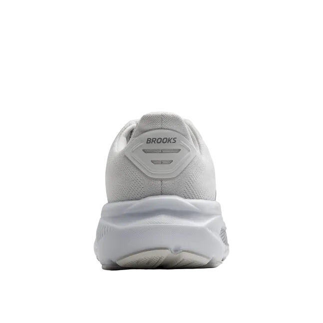 WOMEN'S BROOKS GHOST 17 | WHITE / WHITE / GREY