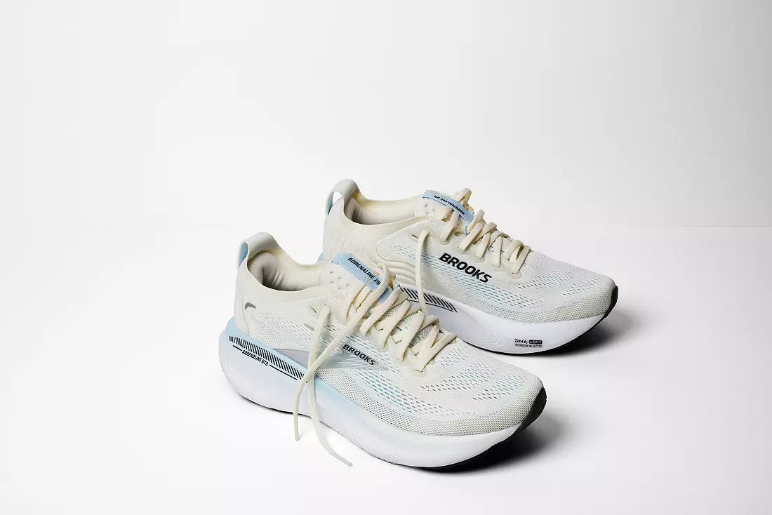 WOMEN'S BROOKS ADRENALINE GTS 25 | STAR WHITE / NANTUCKET / CHROME