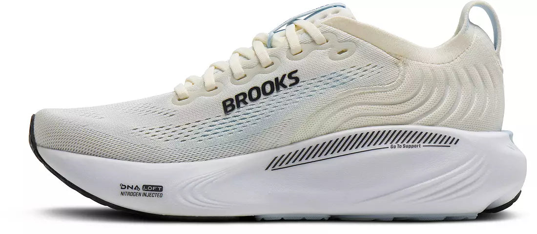 WOMEN'S BROOKS ADRENALINE GTS 25 | STAR WHITE / NANTUCKET / CHROME