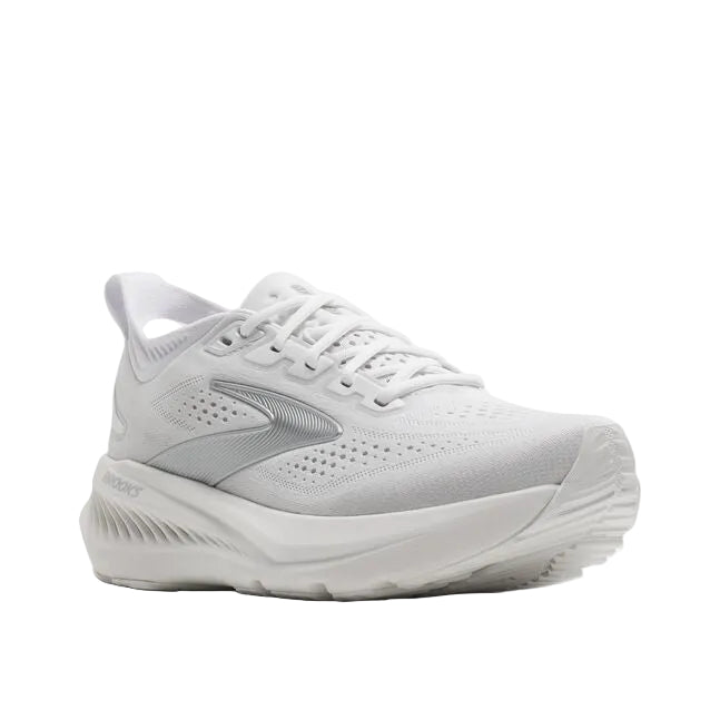 WOMEN'S BROOKS GLYCERIN 23 | WHITE / OYSTER / SILVER