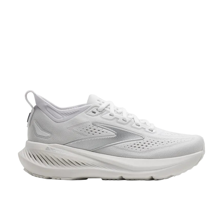 WOMEN'S BROOKS GLYCERIN 23 | WHITE / OYSTER / SILVER