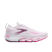 WOMEN'S BROOKS GLYCERIN FLEX | WHITE / CYBER PINK / ARGYLE