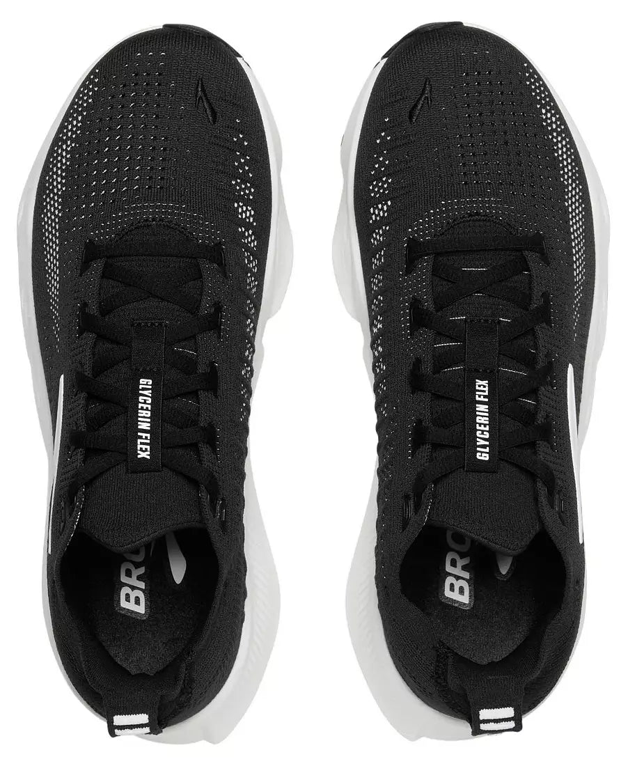 WOMEN'S BROOKS GLYCERIN FLEX | WHITE | BLACK