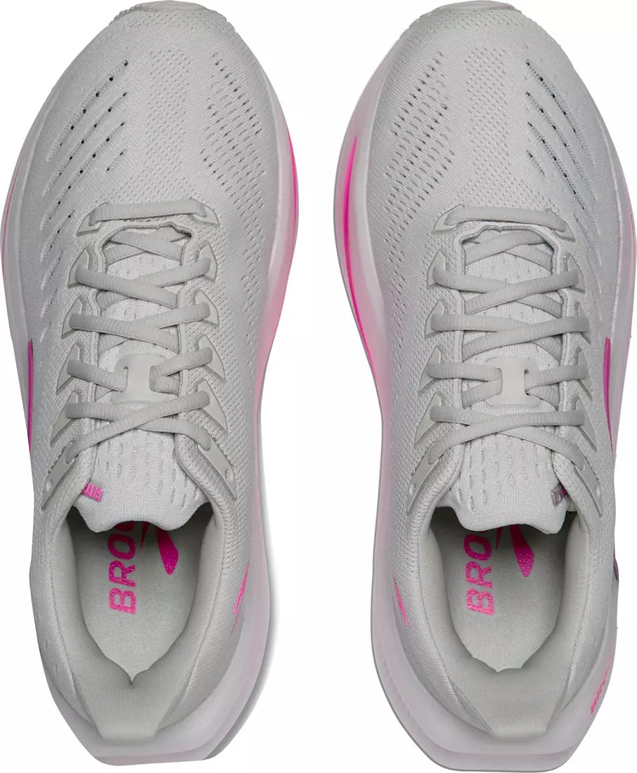 WOMEN'S BROOKS GLYCERIN MAX 2 | OYSTER / ARGYLE / CYBER PINK
