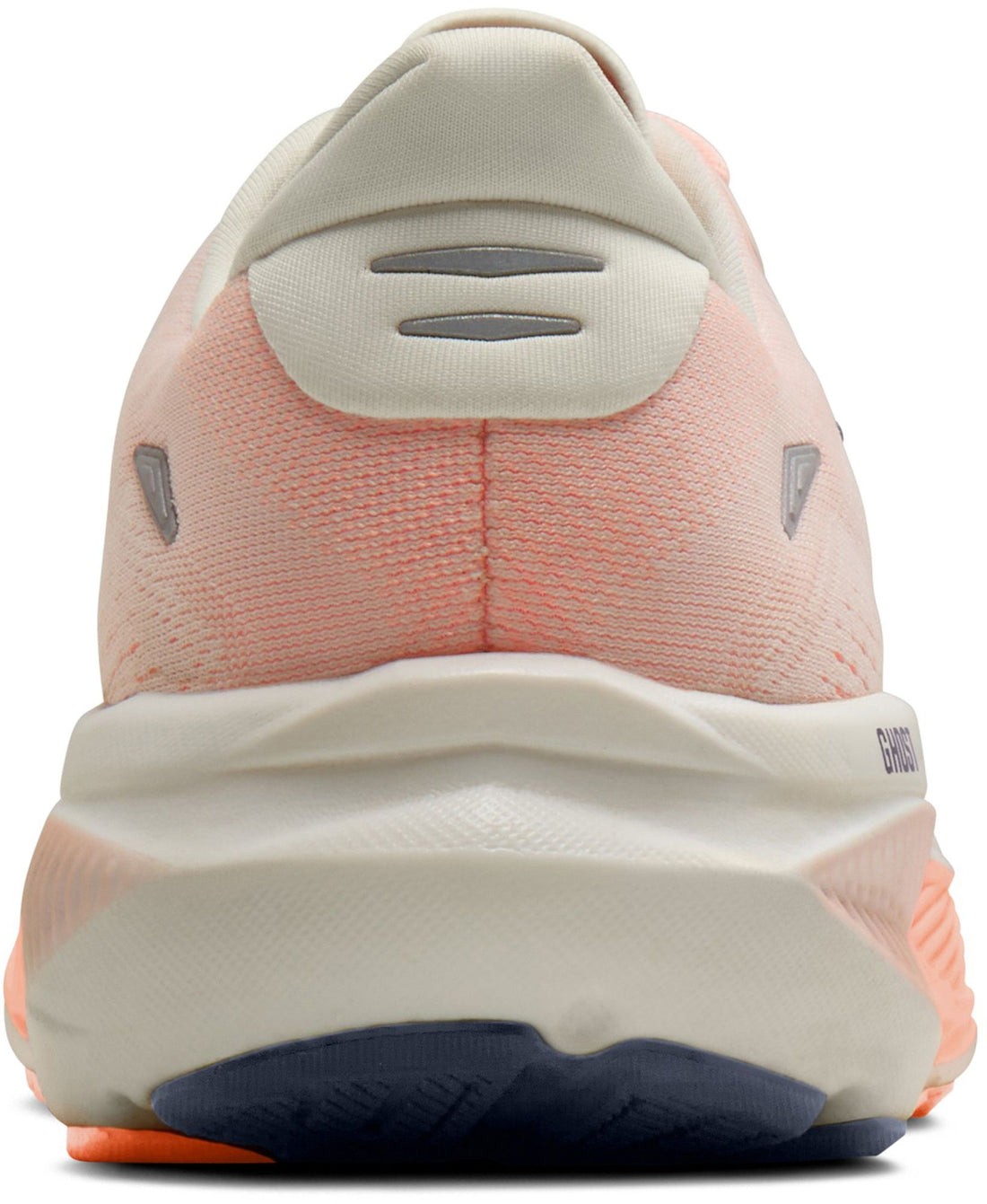 WOMEN'S BROOKS GHOST 18 | STAR WHITE / CYBER PEACH / GREY