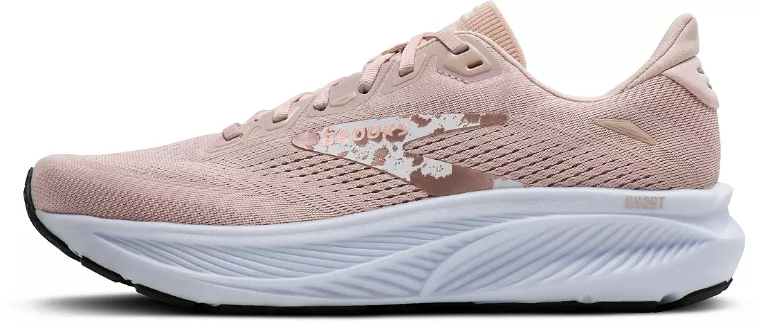 WOMEN'S BROOKS GHOST 18 | PEACH WHIP / WHITE / BLACK