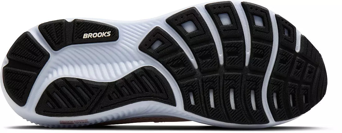 WOMEN'S BROOKS GHOST 18 | PEACH WHIP / WHITE / BLACK