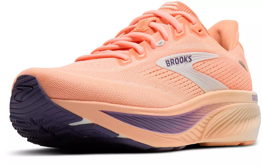 WOMEN'S BROOKS GHOST 18 | PEACH / GRAPE / COCONUT