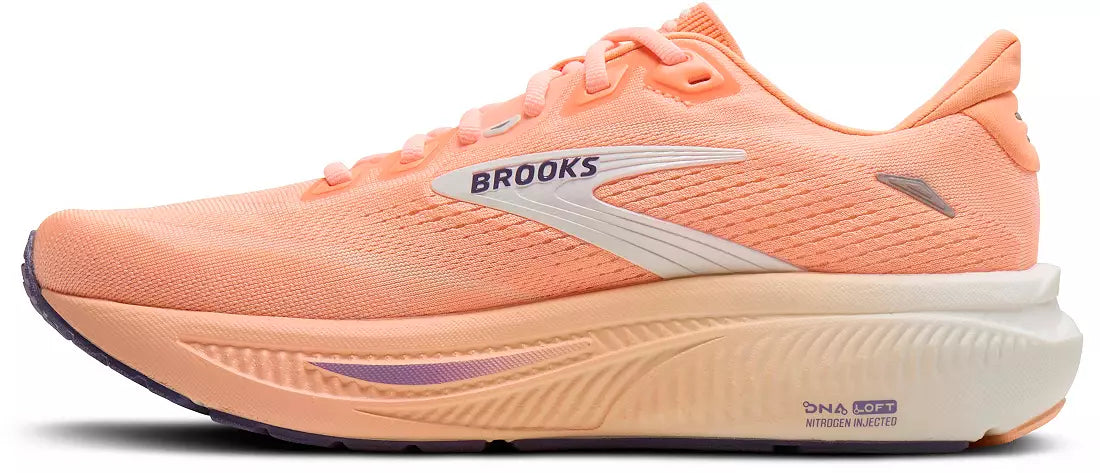 WOMEN'S BROOKS GHOST 18 | PEACH / GRAPE / COCONUT