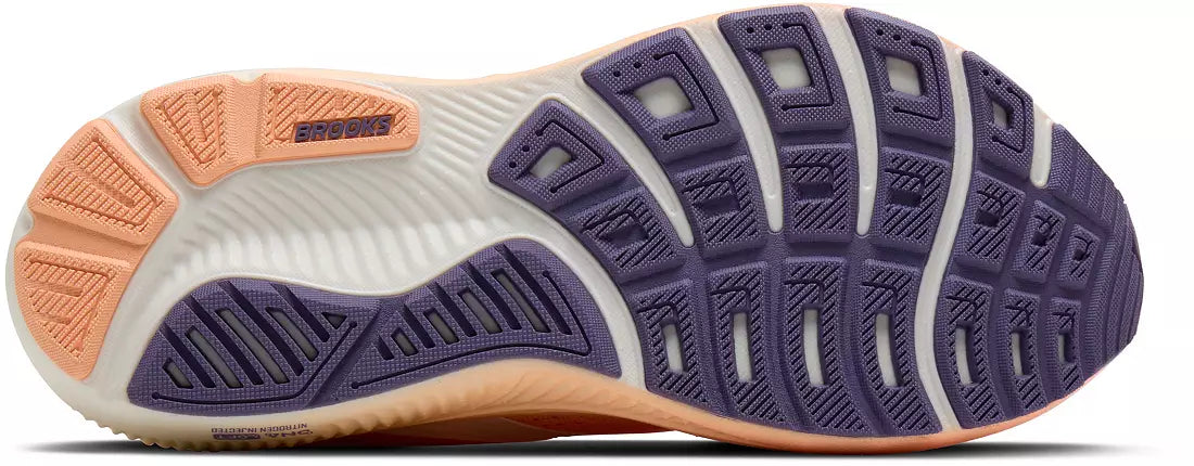 WOMEN'S BROOKS GHOST 18 | PEACH / GRAPE / COCONUT