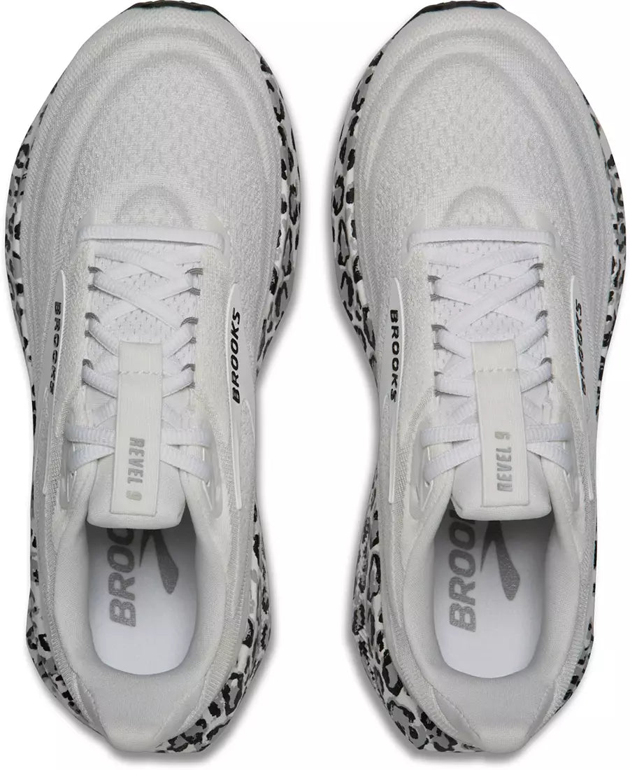 WOMEN'S BROOKS REVEL 9 | WHITE / ULTIMATE GREY / BLACK
