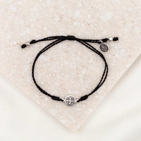 MY SAINT | MY HERO BREATHE BRACELET | BLACK / SILVER