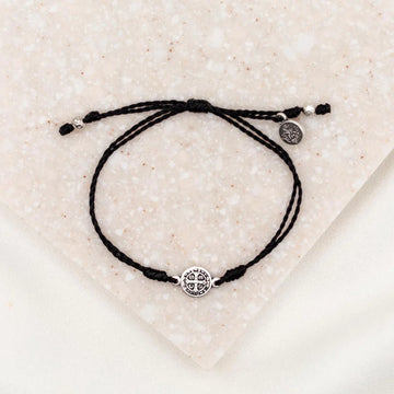 MY SAINT | MY HERO BREATHE BRACELET | BLACK / SILVER