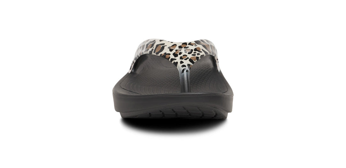 WOMEN'S OOFOS OOLALA SANDAL | LEOPARD