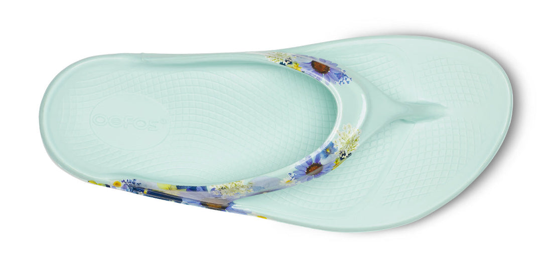 WOMEN'S OOFOS OOLALA LIMITED SANDAL | MINT BLOSSOM