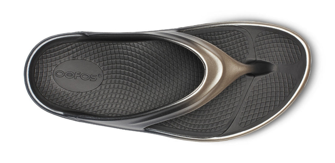 WOMEN'S OOFOS OOMEGA OOLALA LUXE SANDAL | LATTE FADE