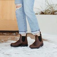 BLUNDSTONE UNISEX  CHELSEA BOOTS | ANTIQUE BROWN