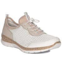 WOMEN'S RIEKER NIKITA | WHITE / ROSE-SILVER