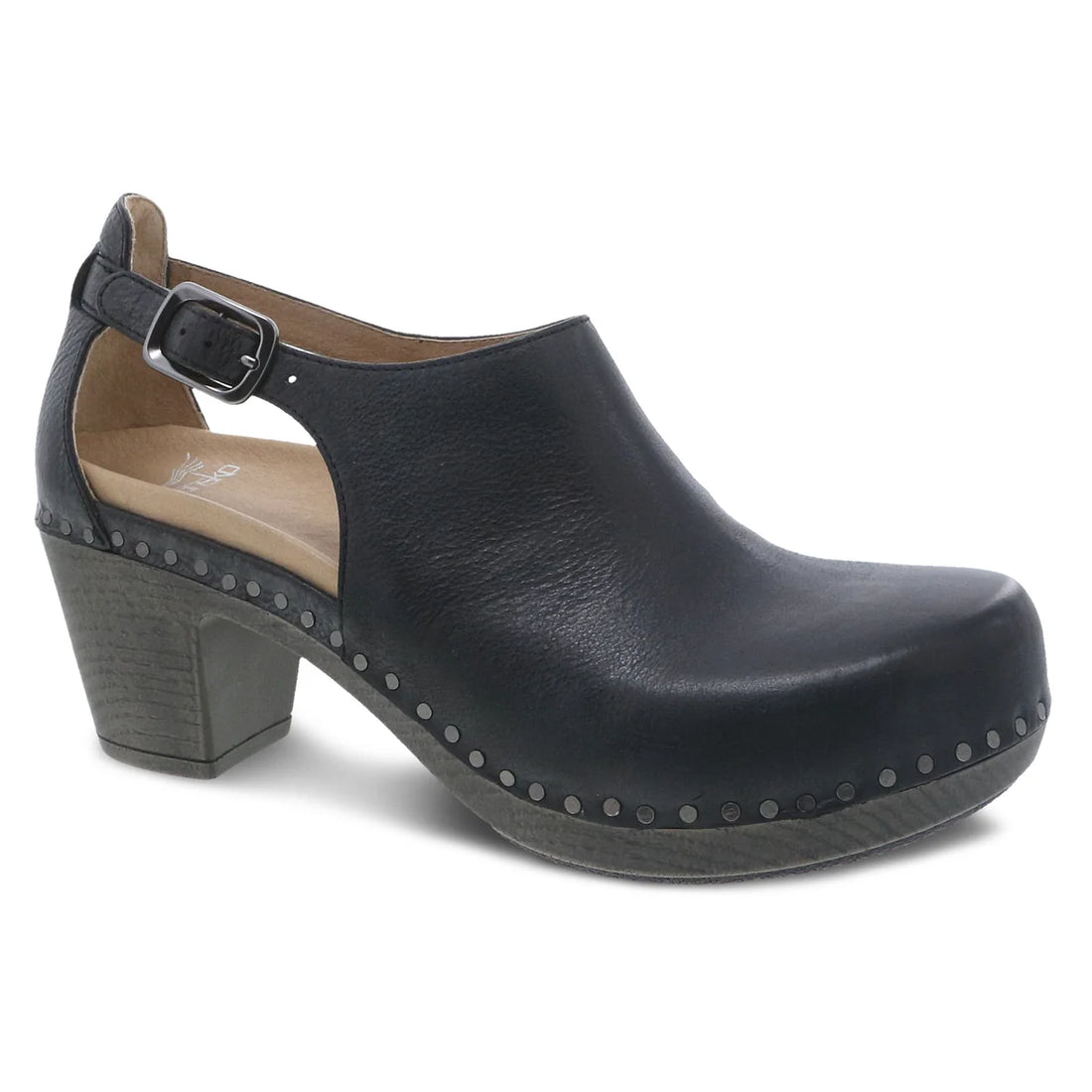 WOMEN'S DANSKO SASSY | BLACK MILLED BURNISHED