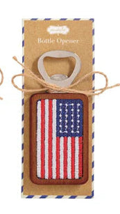 MUDPIE FLAG AMERICANA BOTTLE OPENER