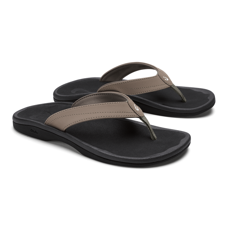 WOMEN'S OLUKAI 'OHANA | WARM TAUPE / BLACK