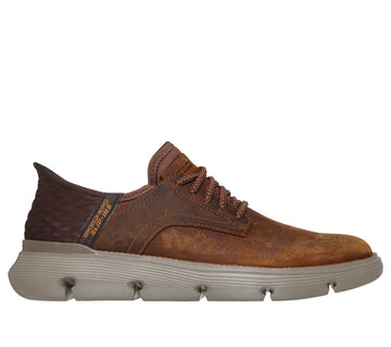 MEN'S SKECHERS SLIP-INS: GARZA - GERVIN | DARK BROWN