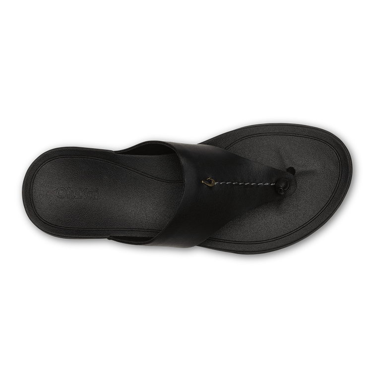 WOMEN'S OLUKAI HO'OPIO MELE | BLACK / BLACK