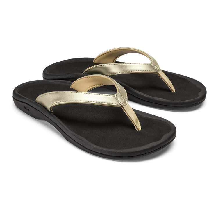 WOMEN'S OLUKAI 'OHANA LAHI | GOLD / BLACK