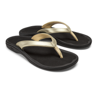 WOMEN'S OLUKAI 'OHANA LAHI | GOLD / BLACK