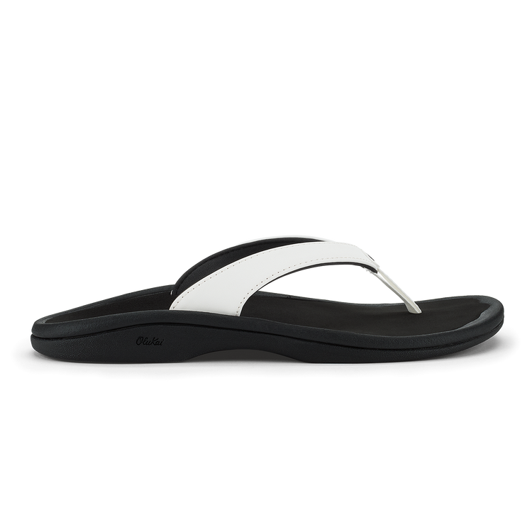 WOMEN'S OLUKAI 'OHANA LAHI | WHITE SAND / BLACK