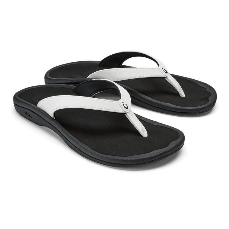 WOMEN'S OLUKAI 'OHANA LAHI | WHITE SAND / BLACK