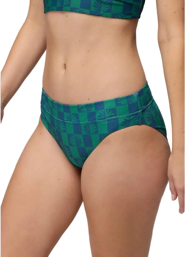 WOMEN'S PRANA SUMMER WAVE BOTTOM | BLUFF BLUE CHECKER